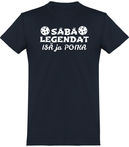 Säbälegendat isä ja poika t-paita