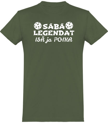 Säbälegendat isä ja poika t-paita