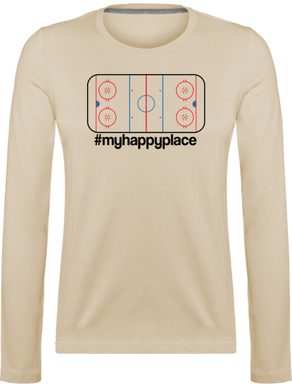 Naisten #myhappyplace pitkähihainen t-paita