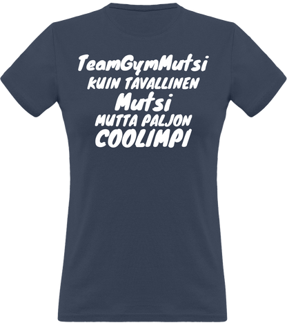 Coolimpi TeamGymMutsi klassinen naisten t-paita