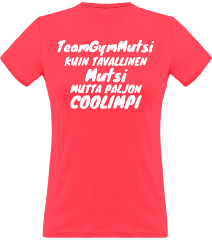 Coolimpi TeamGymMutsi klassinen naisten t-paita