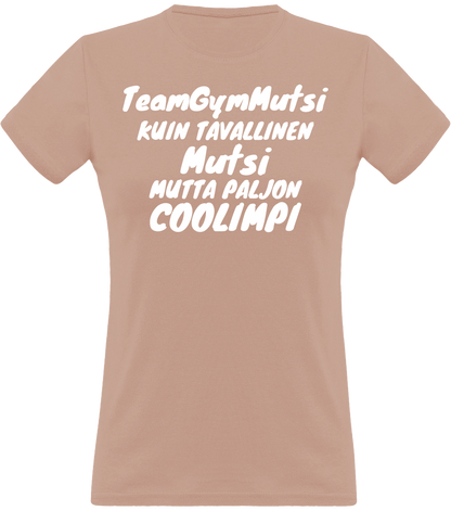Coolimpi TeamGymMutsi klassinen naisten t-paita