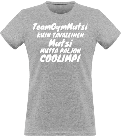 Coolimpi TeamGymMutsi klassinen naisten t-paita
