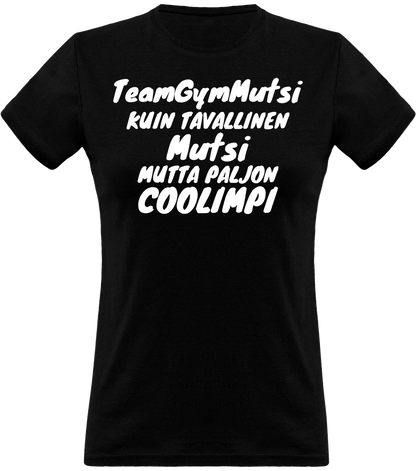 Coolimpi TeamGymMutsi klassinen naisten t-paita