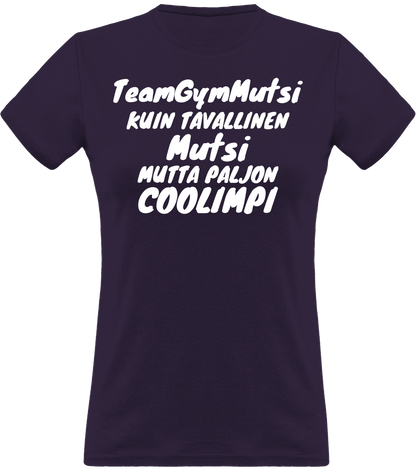 Coolimpi TeamGymMutsi klassinen naisten t-paita