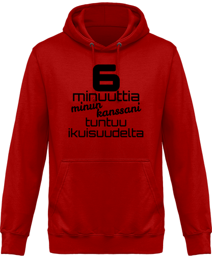 6 minuuttia paini huppari unisex