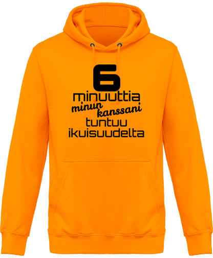 6 minuuttia paini huppari unisex