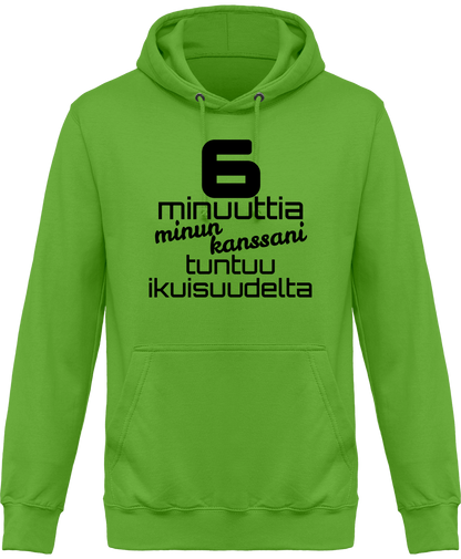 6 minuuttia paini huppari unisex
