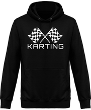 Lataa kuva Galleria-katseluun, Karting lipuilla huppari unisex
