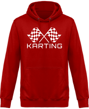 Lataa kuva Galleria-katseluun, Karting lipuilla huppari unisex
