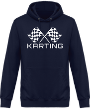 Lataa kuva Galleria-katseluun, Karting lipuilla huppari unisex
