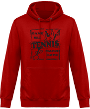 Lataa kuva Galleria-katseluun, Tennis Game Set Match Love huppari unisex
