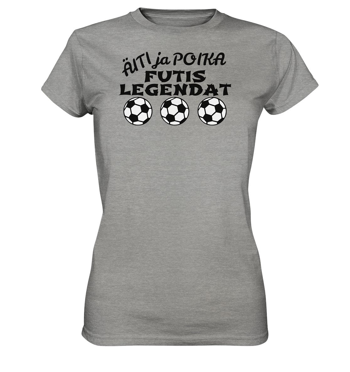 Äiti ja poika Futislegendat naisten t-paita - FourFan