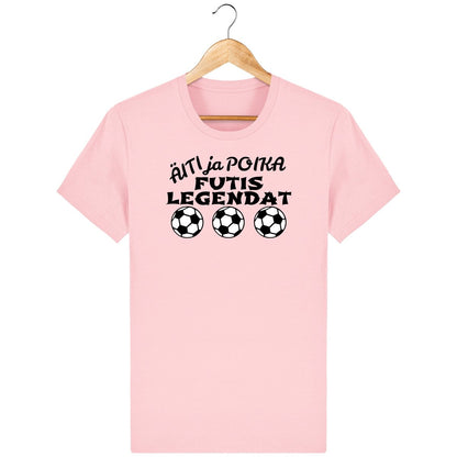 Äiti ja poika Futislegendat t-paita unisex - FourFan