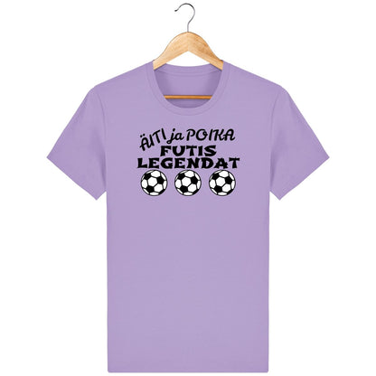 Äiti ja poika Futislegendat t-paita unisex - FourFan