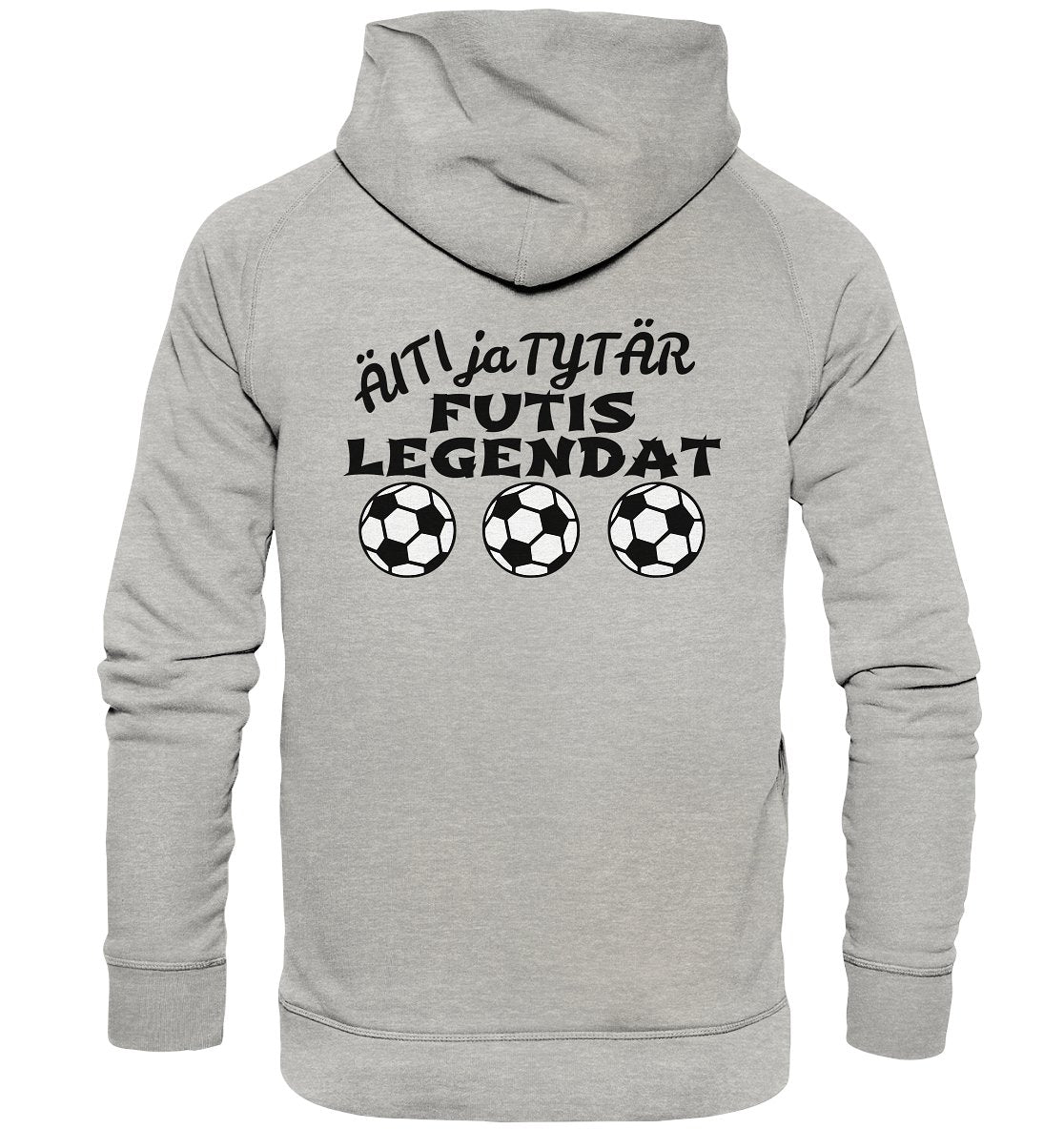 Äiti ja tytär Futislegendat huppari unisex - FourFan