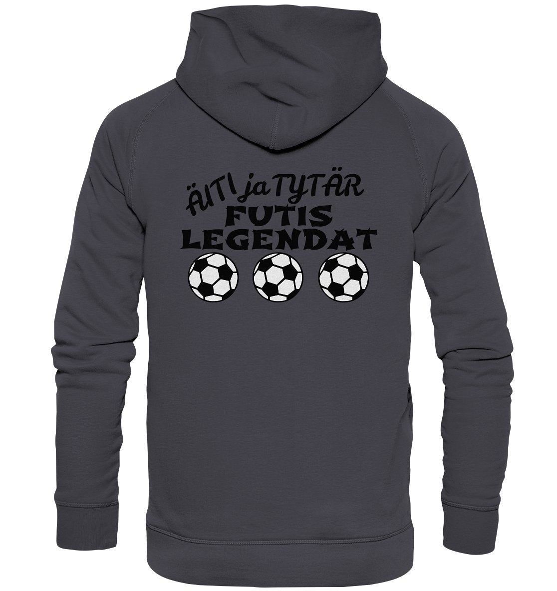 Äiti ja tytär Futislegendat huppari unisex - FourFan