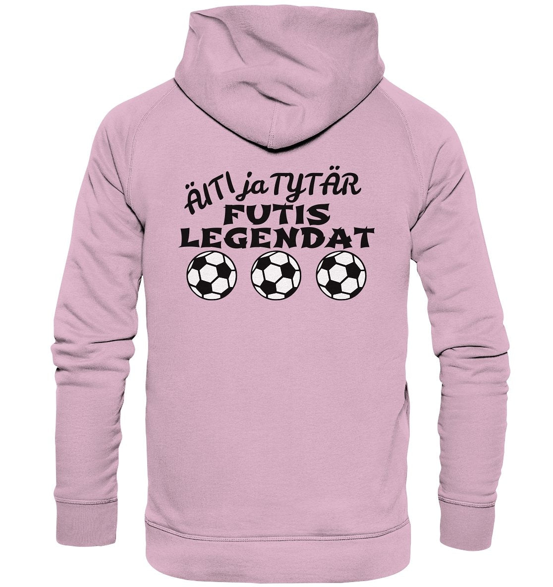 Äiti ja tytär Futislegendat huppari unisex - FourFan
