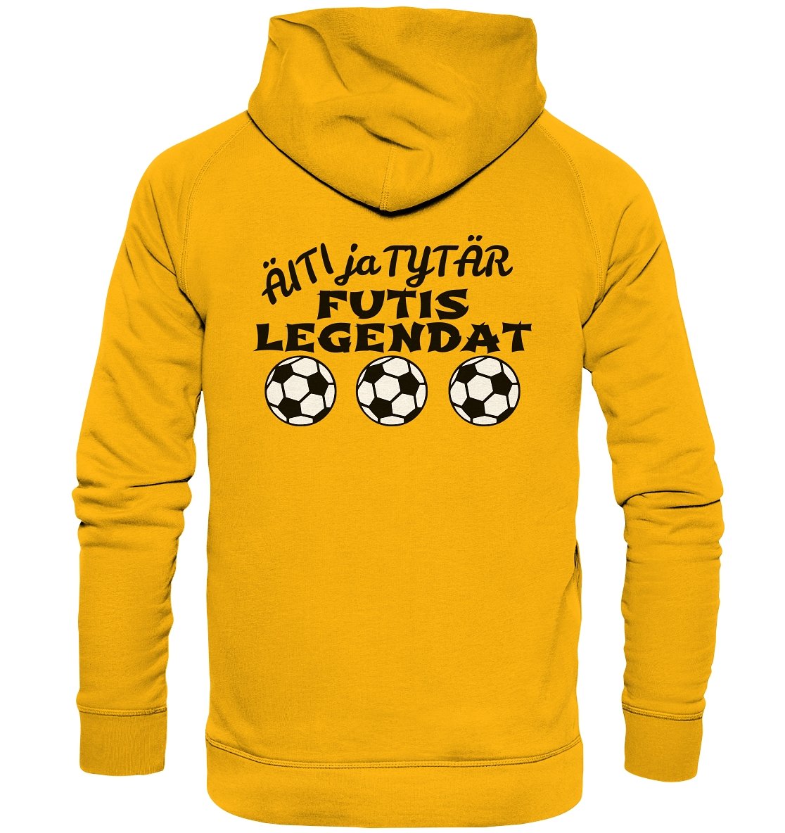 Äiti ja tytär Futislegendat huppari unisex - FourFan