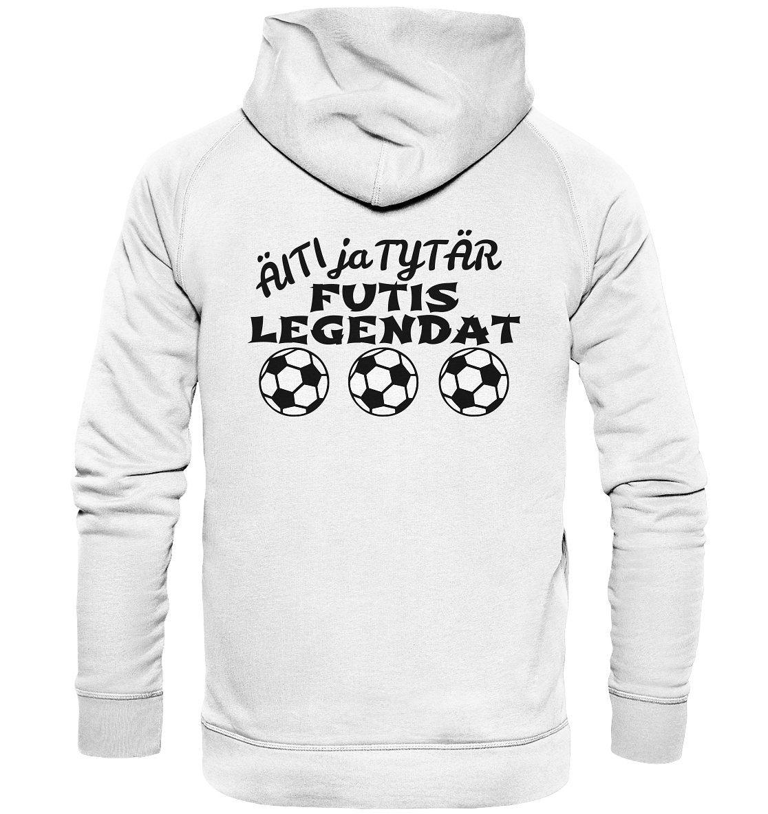 Äiti ja tytär Futislegendat huppari unisex - FourFan