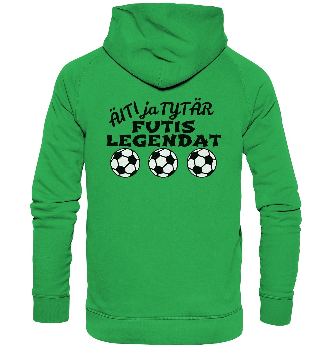 Äiti ja tytär Futislegendat huppari unisex - FourFan