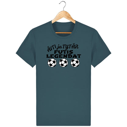 Äiti ja tytär Futislegendat t-paita unisex - FourFan
