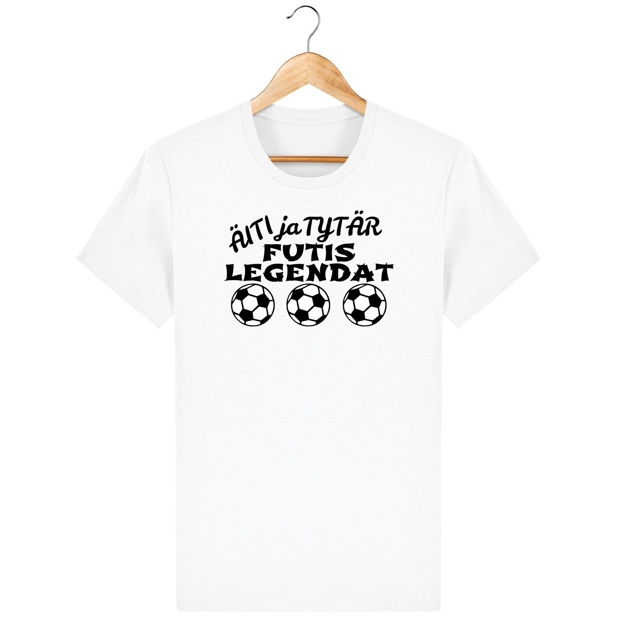 Äiti ja tytär Futislegendat t-paita unisex - FourFan