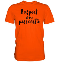 Load image into Gallery viewer, Burpeet t-paita unisex musta teksti - FourFan
