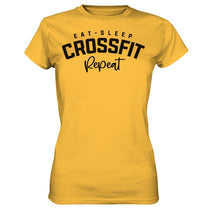 Load image into Gallery viewer, Eat Sleep Crossfit naisten t-paita - FourFan
