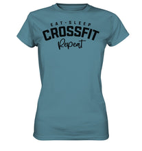 Load image into Gallery viewer, Eat Sleep Crossfit naisten t-paita - FourFan
