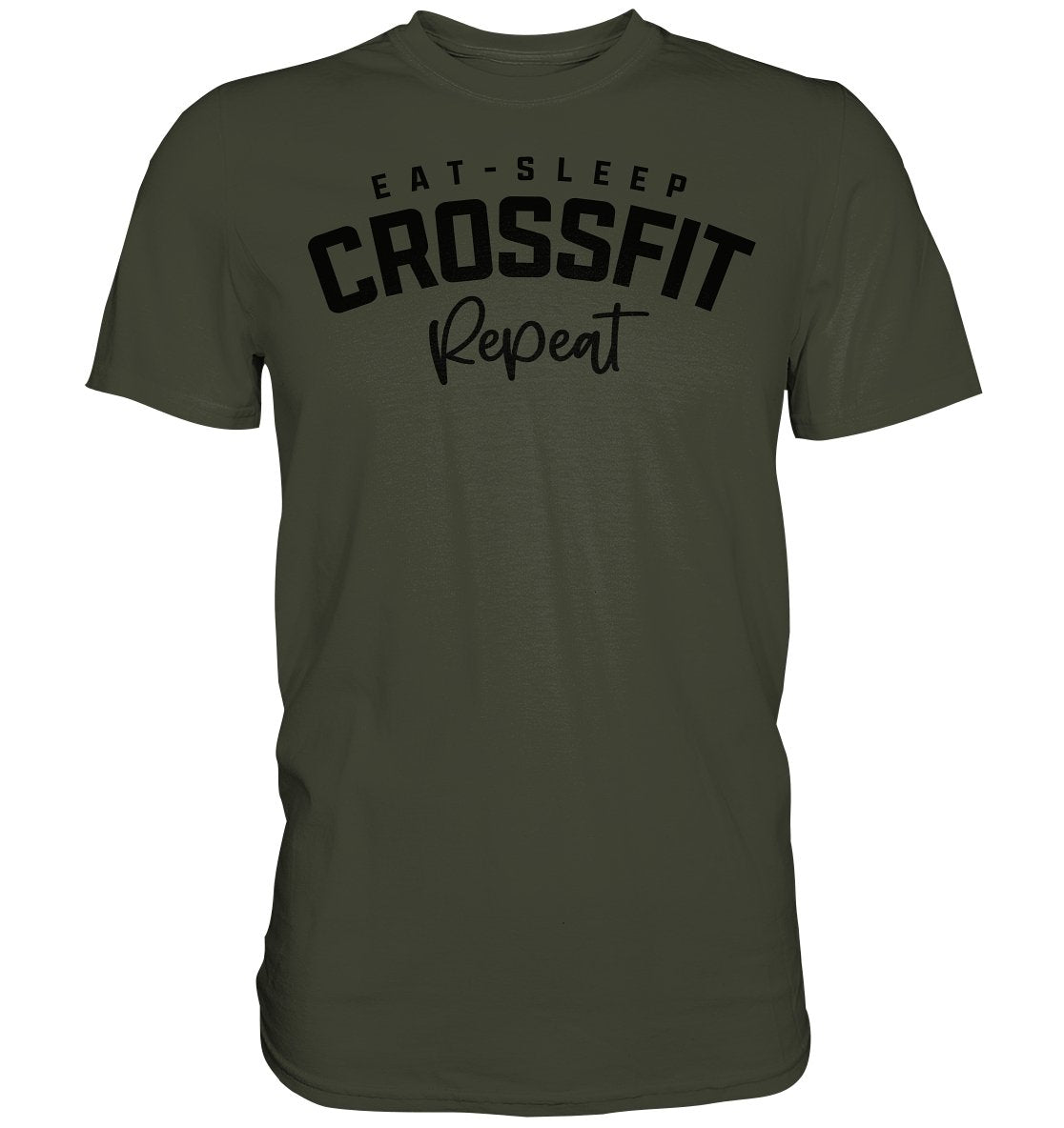 Eat Sleep Crossfit t-paita unisex - FourFan