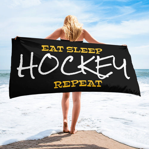 Eat Sleep Hockey pyyhe - FourFan