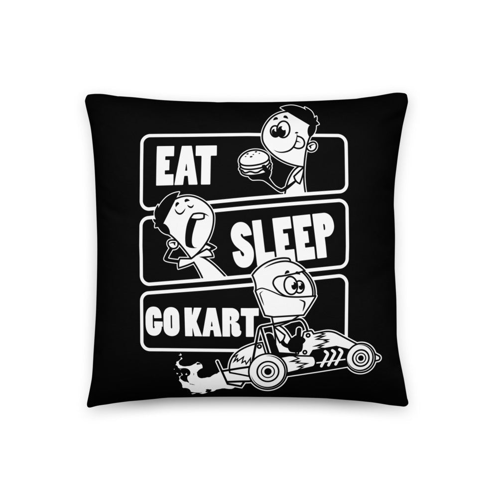 Eat Sleep Karting tyyny - FourFan