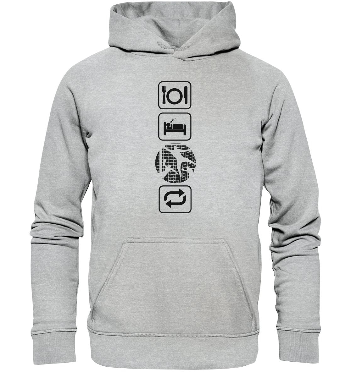 Eat Sleep Käsipallo huppari unisex - FourFan