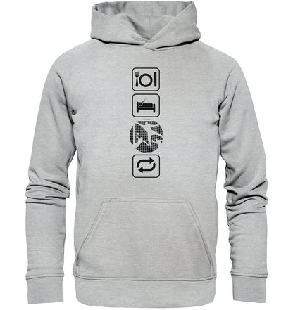 Eat Sleep Käsipallo huppari unisex - FourFan