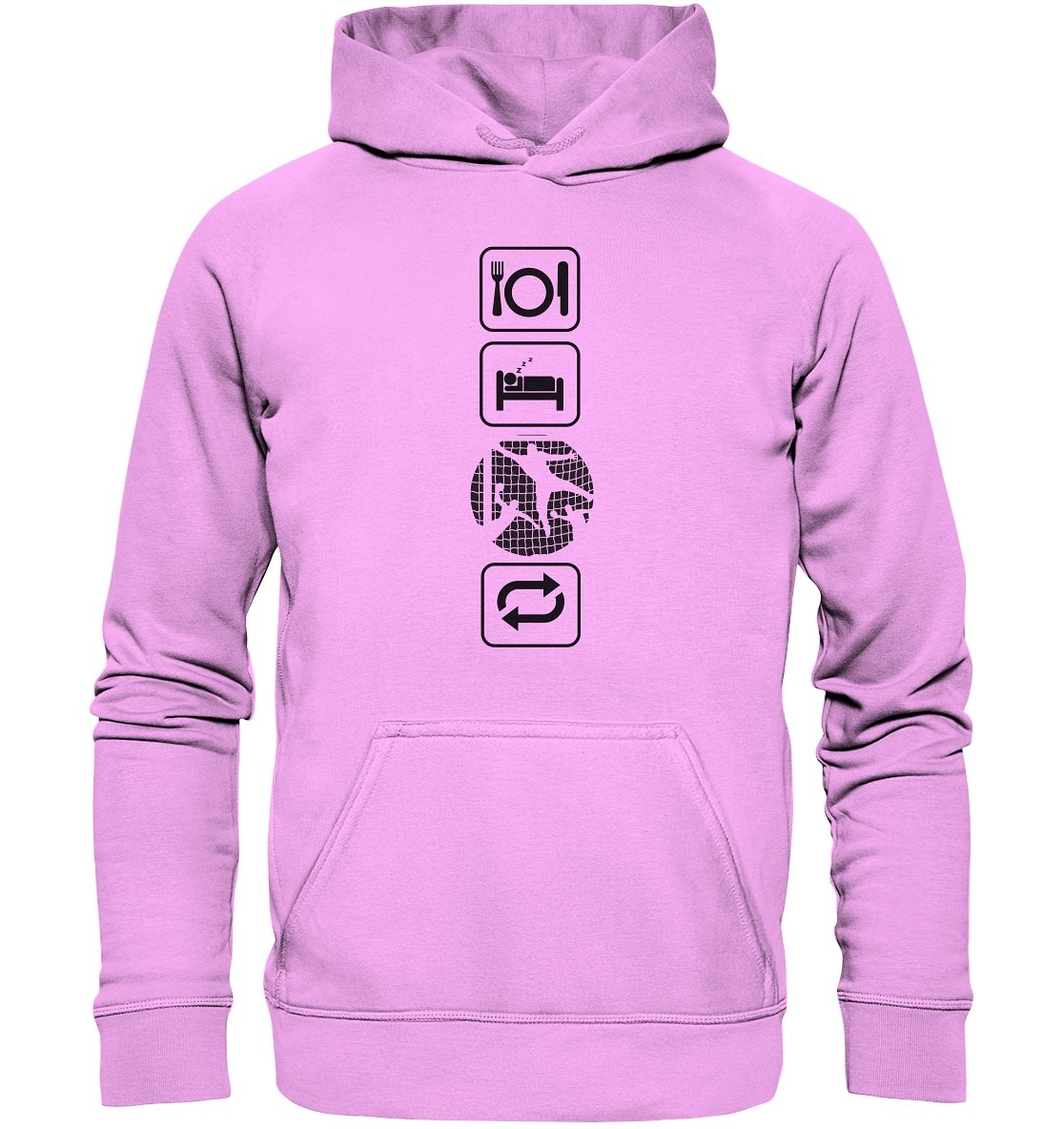 Eat Sleep Käsipallo huppari unisex - FourFan