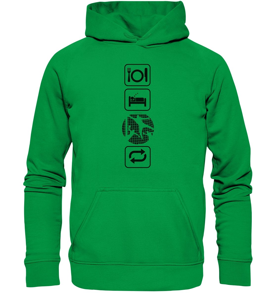 Eat Sleep Käsipallo huppari unisex - FourFan