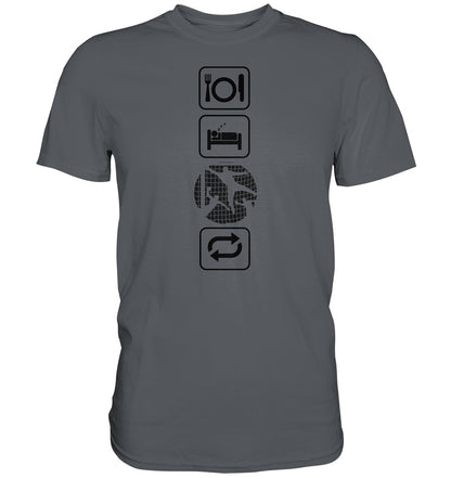 Eat Sleep Käsipallo t-paita unisex - FourFan