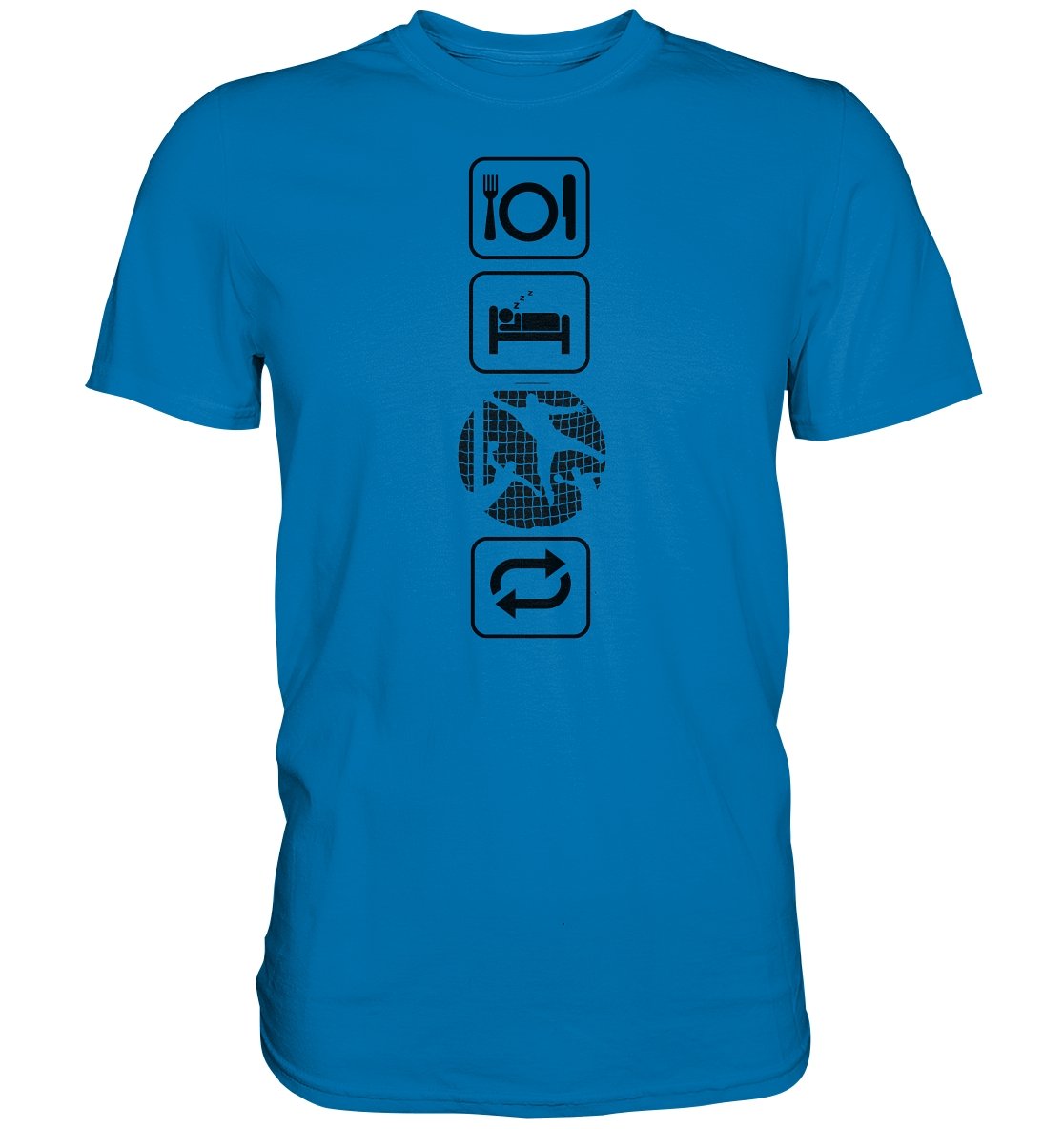 Eat Sleep Käsipallo t-paita unisex - FourFan