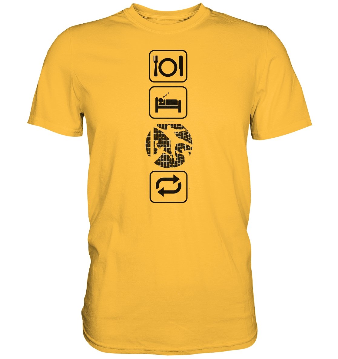Eat Sleep Käsipallo t-paita unisex - FourFan