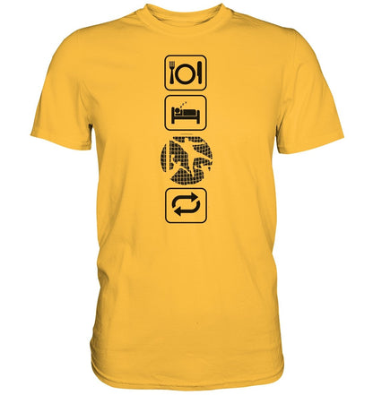 Eat Sleep Käsipallo t-paita unisex - FourFan