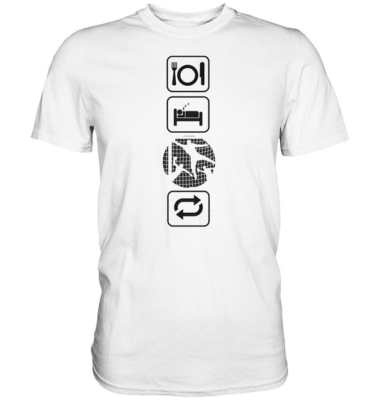 Eat Sleep Käsipallo t-paita unisex - FourFan