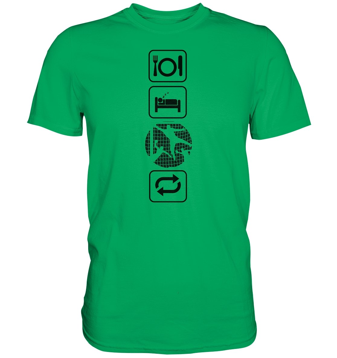 Eat Sleep Käsipallo t-paita unisex - FourFan