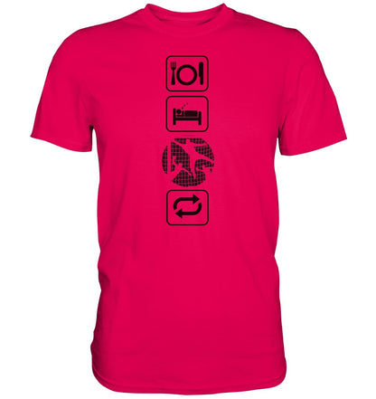 Eat Sleep Käsipallo t-paita unisex - FourFan