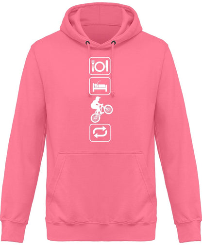 Eat, Sleep, Maastopyöräile huppari unisex - FourFan