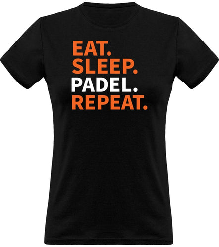Eat Sleep Padel naisten t-paita - FourFan