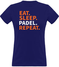 Load image into Gallery viewer, Eat Sleep Padel naisten t-paita - FourFan
