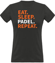 Load image into Gallery viewer, Eat Sleep Padel naisten t-paita - FourFan
