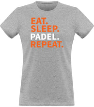 Load image into Gallery viewer, Eat Sleep Padel naisten t-paita - FourFan
