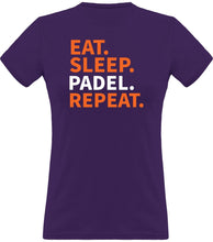 Load image into Gallery viewer, Eat Sleep Padel naisten t-paita - FourFan
